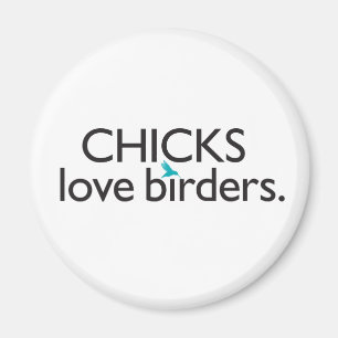 Imã Birders do amor dos pintinhos