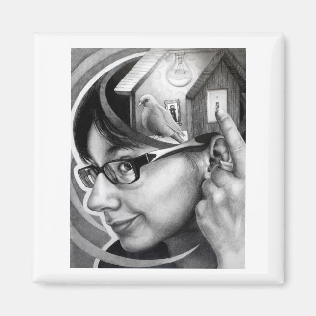 Imã "Birdhouse" Magnet (Frente)