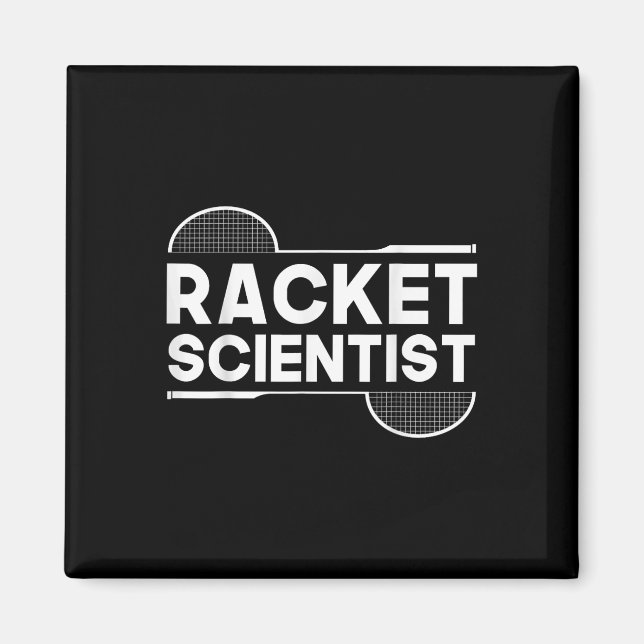 Imã Birdie Shuttle Racket Scientist Badminton (Frente)