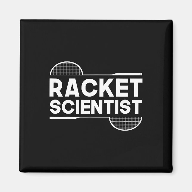 Imã Birdie Shuttle Racket Scientist Badminton (Frente)