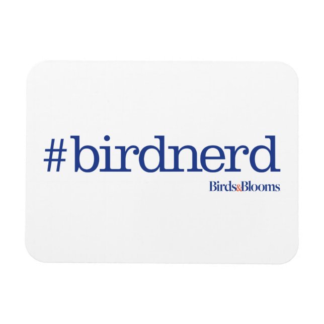 Ímã #birdnerd (Horizontal)