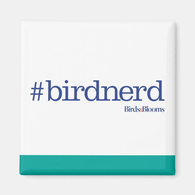 Imã #birdnerd (Frente)