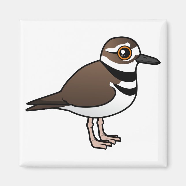 Imã Birdorable Killdeer (Frente)