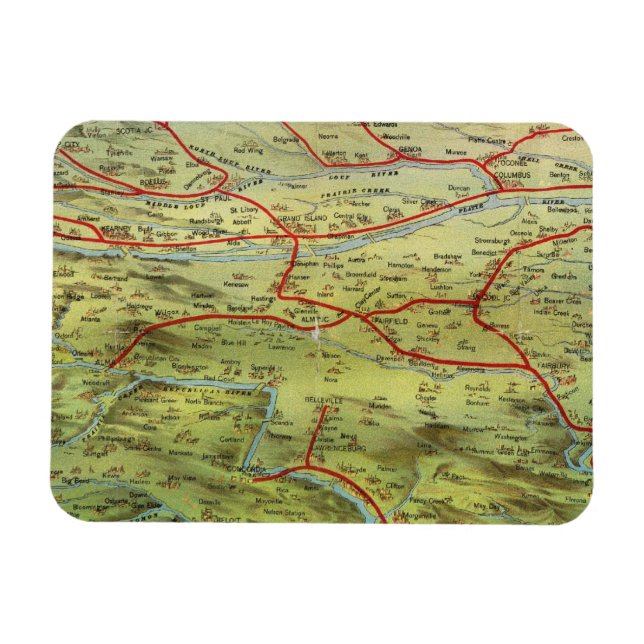 Ímã Birdseyes Ver Placas de Excelente (Horizontal)