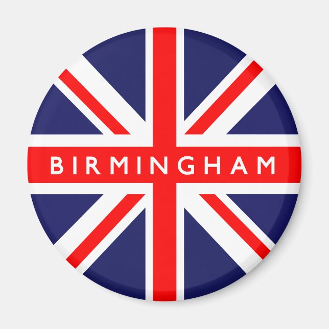 Imã Birmingham UK Flag (Frente)