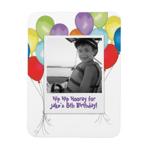 Ímã Birthday Balloons Imagem fotográfica