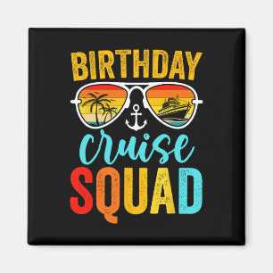Imã Birthday Cruise Squad 2025 Cruise Festa de anivers