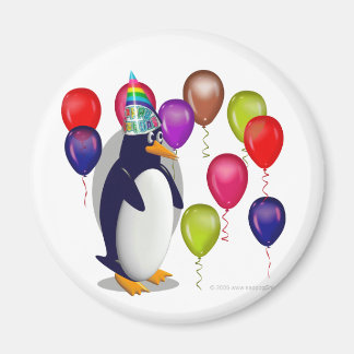 Imã Birthday Penguin