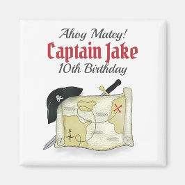 Imã Birthday Pirates Treasure Party Favor