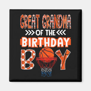 Imã Bisavó do Menino de Aniversário Amante de Basquete
