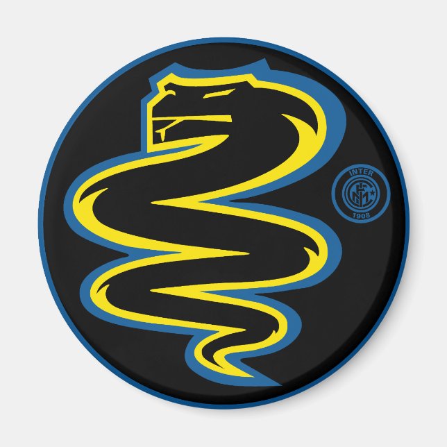 Imã Biscione Inter - ímã preto (Frente)