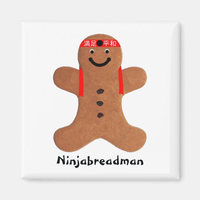 Imã Biscoito de Ninjabreadman (biscoito) (Frente)