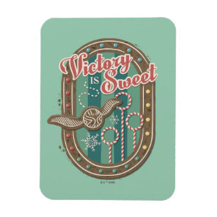 Ímã Biscoito Gráfico de Férias Vencedor de QUIDDITCH™