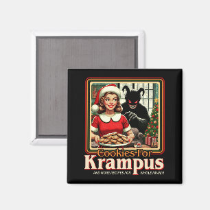 Imã Biscoito Para O Krampus Feliz Natal Krampus Horror