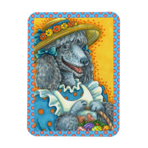 ÍMÃ BISCOITOS DE CACHORRO E CESTA DE OVOS ORIENTADORES