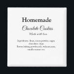 Imã Biscoitos de chocolate feitos em casa com amor adi<br><div class="desc">Design</div>