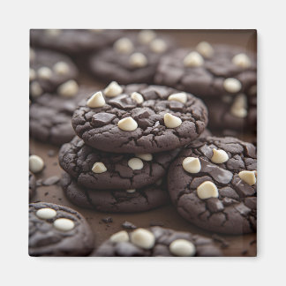 Imã Biscoitos de Chocolate Preto Com Lascas de Chocola