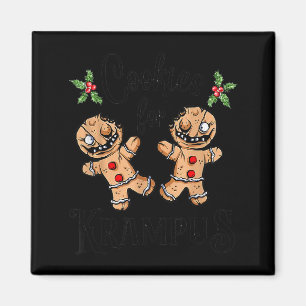Imã Biscoitos de Gengibre Assustadores para o Krampus