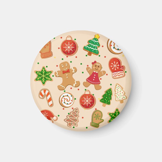 Imã Biscoitos de Natal (Frente)