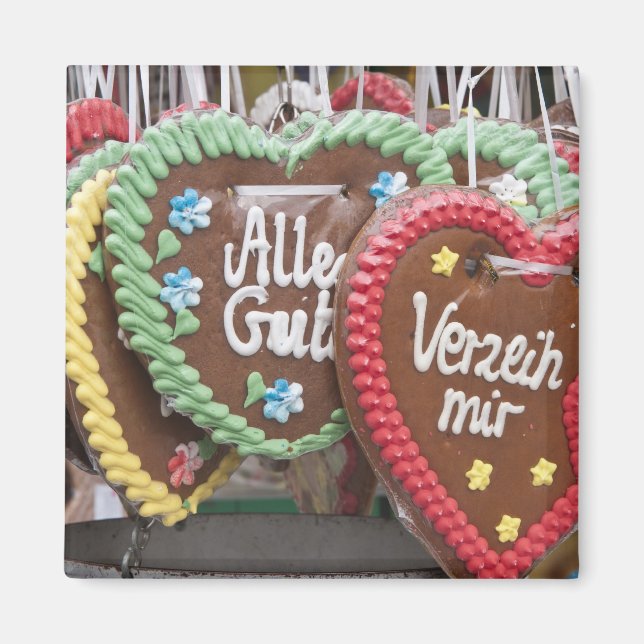 Imã Biscoitos decorativos de pão de gengibre (Frente)