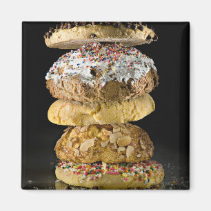Imã Biscoitos em uma pilha