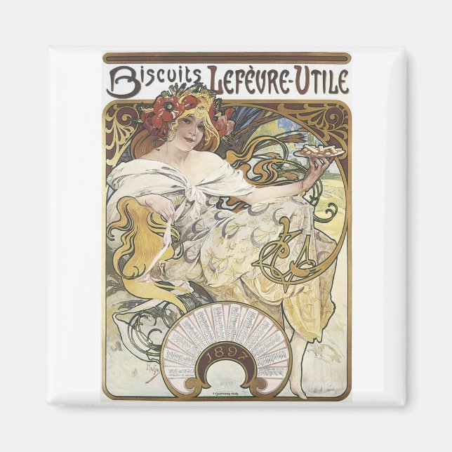 Imã Biscoitos Lefeure-1897 (Frente)