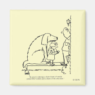 Imã Biscoitos pedindo