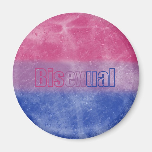 Imã Bisexual pride flag magnet (Frente)