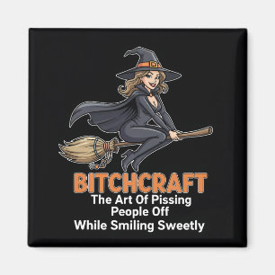 Imã "BITCHCRAFT" Engraçado Definição de Palavras