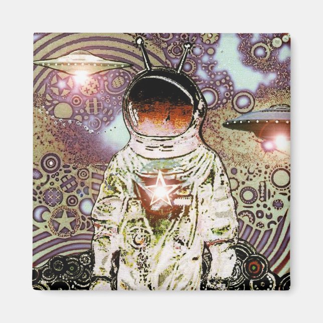 Imã Bits de SpaCe - Astronauta V MagNEAT-O (Frente)