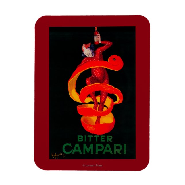 Ímã Bitter Campari Vintage PosterEurope (Vertical)