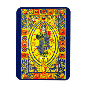 Ímã Bizantino popular art Jesus