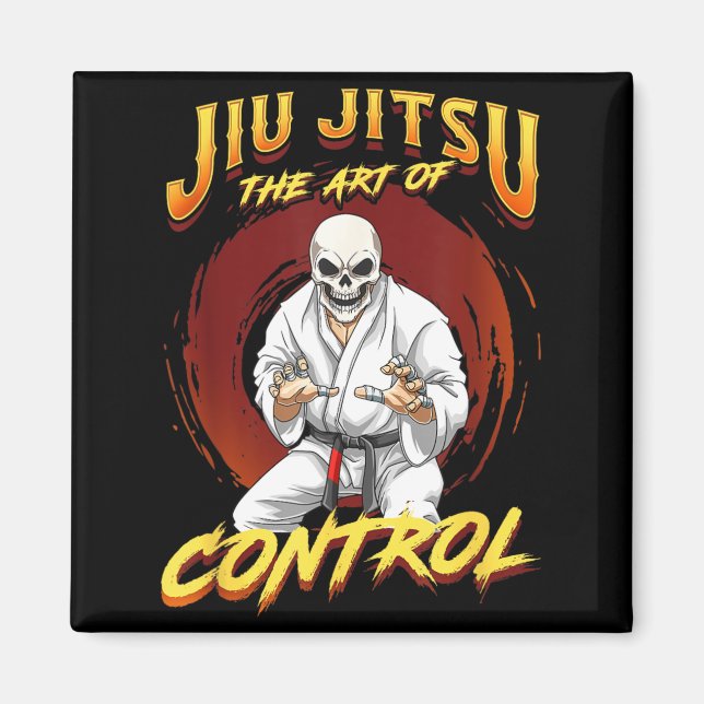 Imã BJJ A Arte Do Controle - Jiu Jitsu de Grappling (Frente)