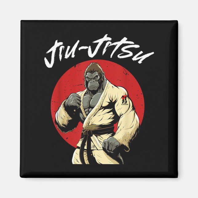 Imã BJJ Jiu Jitsu Grappling Gorila (Frente)