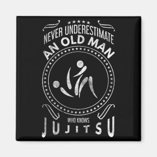 Imã BJJ Jujitsu Não Subestime um Velho Homem Jiu Jitsu