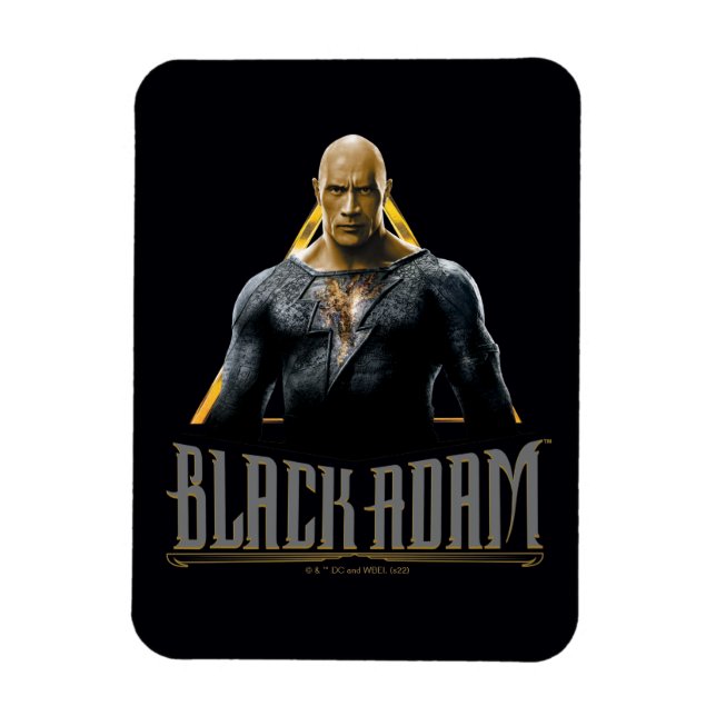Ímã Black Adam Character and Name Graphic (Vertical)