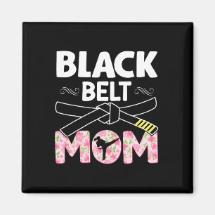 Imã Black Belt Mãe Floral Tkd Taekwondo Karate Martial