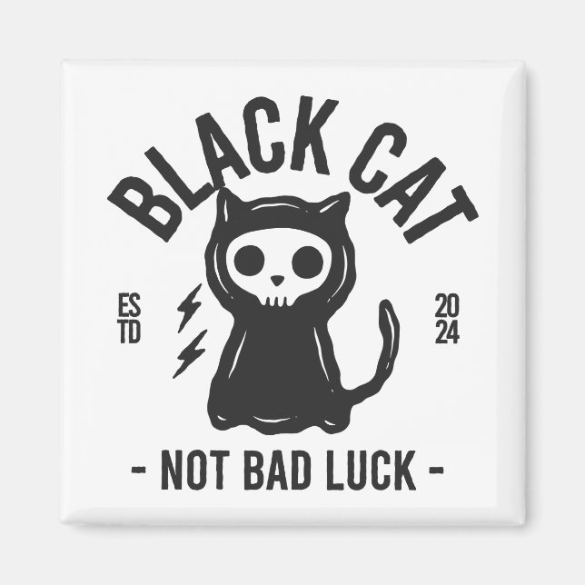 Imã Black cat (Frente)