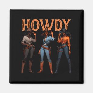 Imã Black Cowgirl Western Rodeo Melanin History Howdy