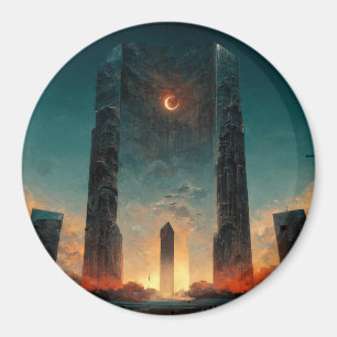 Imã Black Gate Fantasy Sci-Fi Art