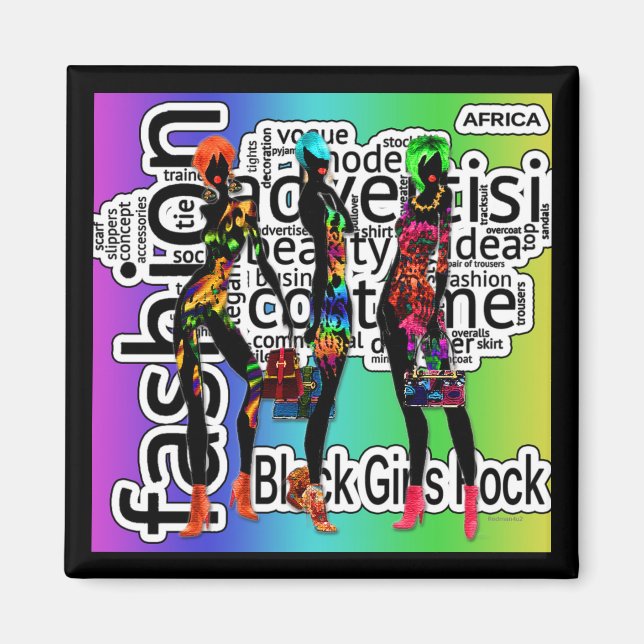 Imã Black Girls Rock (Frente)