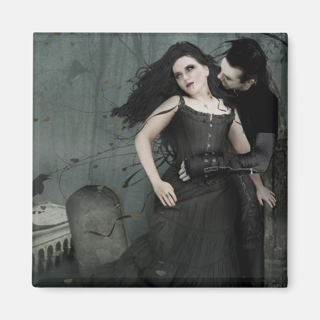 Imã Black Heart Romance (Frente)