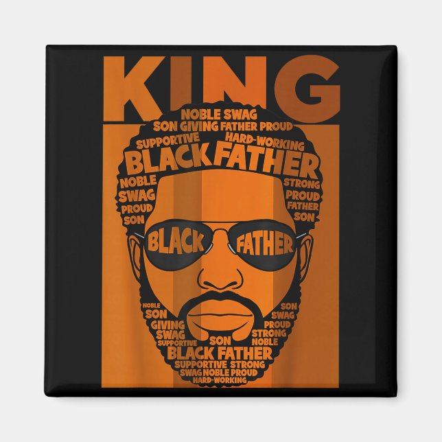 Imã Black History King Father Melanin African American (Frente)