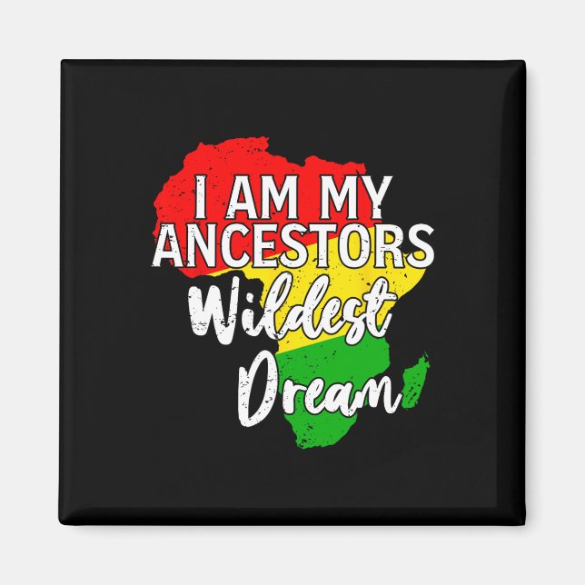 Imã Black History Month African American Blm Juneteent (Frente)