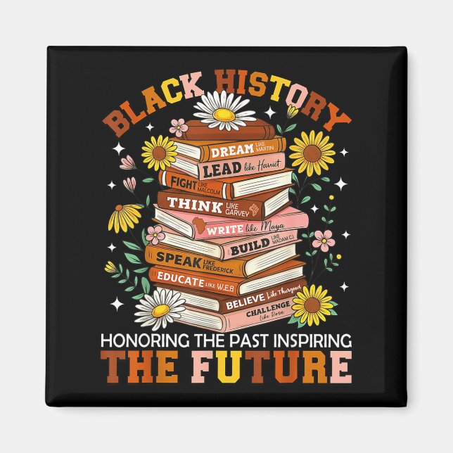 Imã Black History Month Black Leaders African American (Frente)