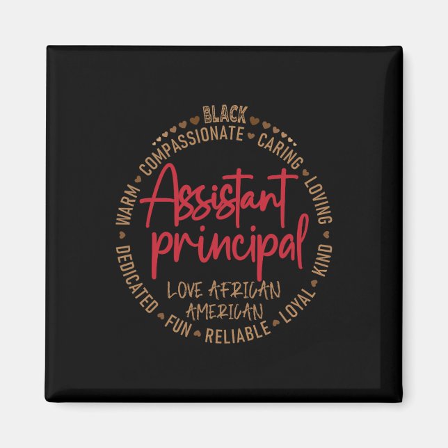 Imã Black Istor Principal Love African American (Frente)