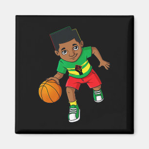 Imã Black King Roubando Um Bysketbyll Brown Skin Boys