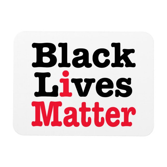 Ímã Black Lives Matter (Horizontal)