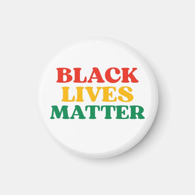 Imã Black Lives Matter Ornament (Frente)