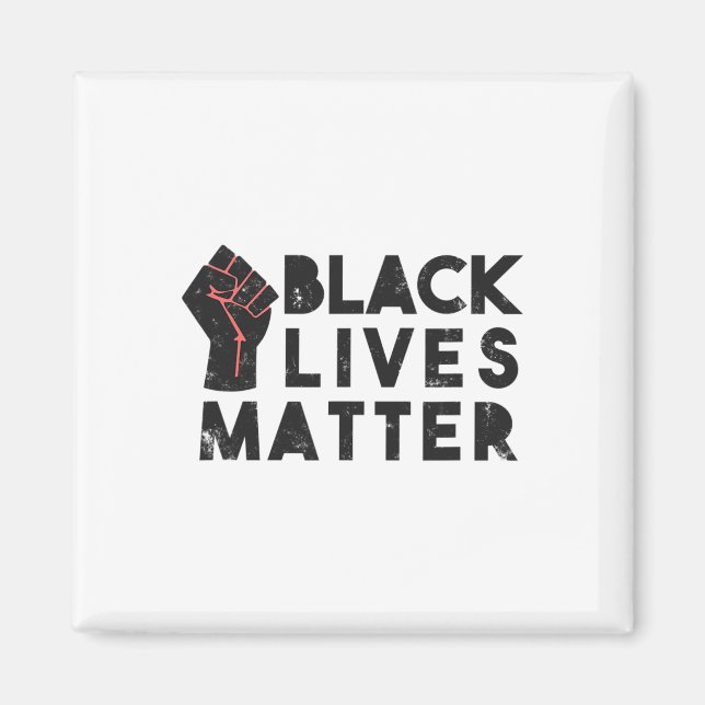 Imã Black Lives Problema Protesto Poder Político Fist  (Frente)